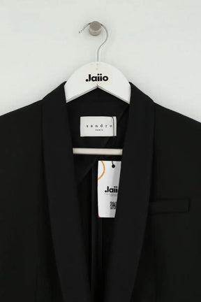 Blazer Sandro Noir en Laine