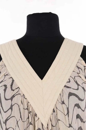 Robe Leon & Harper Ecru en Coton