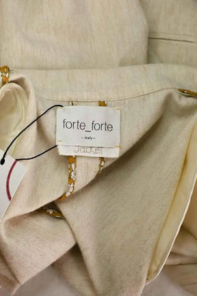 Blazer Forte_Forte Beige en Laine
