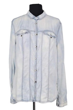 Chemise Burberry Bleu en Coton, taille XL - Seconde Main