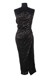 Robe Iro Noir en Synthétique, taille XS - Seconde Main