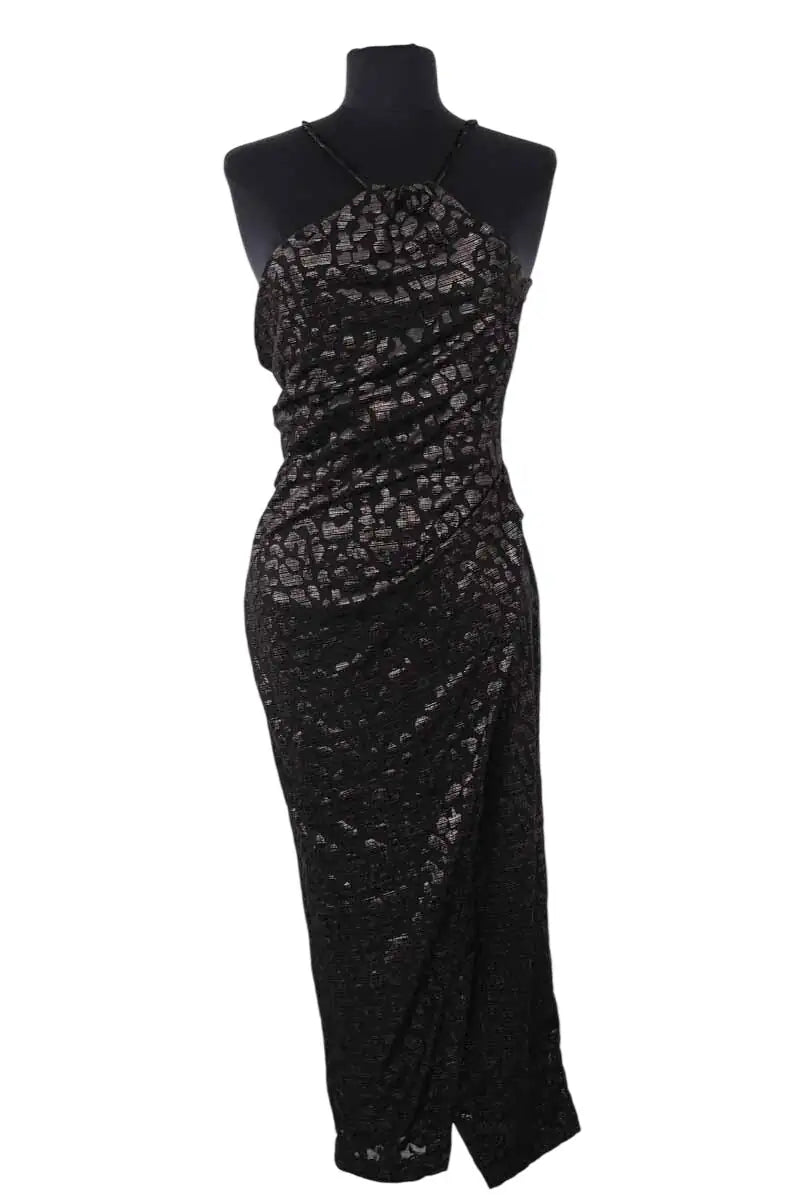 Robe Iro Noir en Synthétique, taille XS - Seconde Main