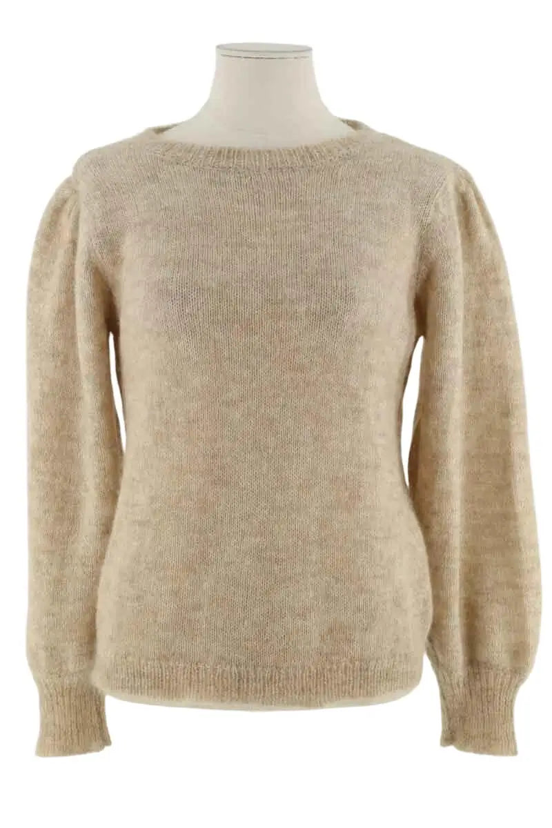 Pull Masscob Beige en Laine, taille S - Seconde Main