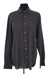 Chemise Hartford Anthracite en Coton, taille M - Seconde Main