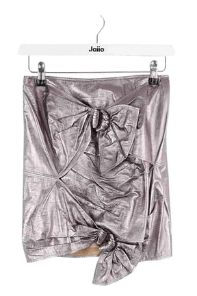 Jupe Isabel Marant Argent en Cuir, taille XS - Seconde Main