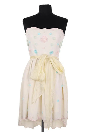 Robe Manoush Beige en Viscose, taille M - Seconde Main