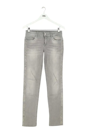 Jean slim Liu Jo Gris en Denim, taille L - Seconde Main