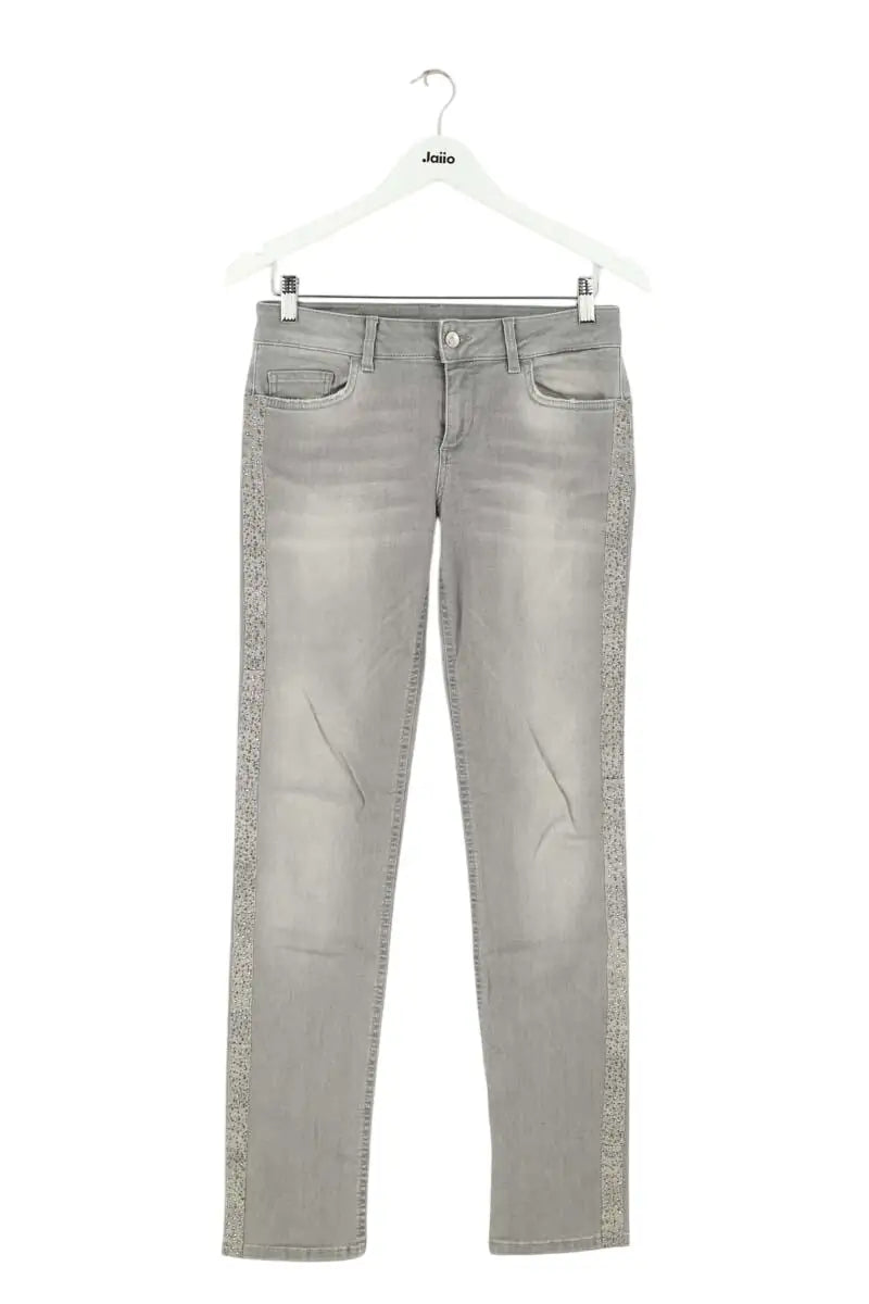 Jean slim Liu Jo Gris en Denim, taille L - Seconde Main
