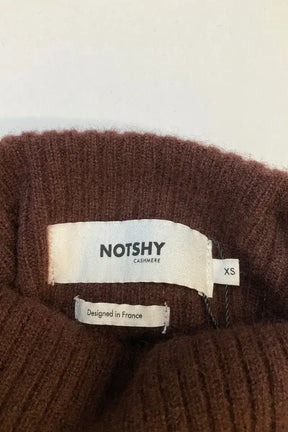 Pull Notshy Marron en Cachemire