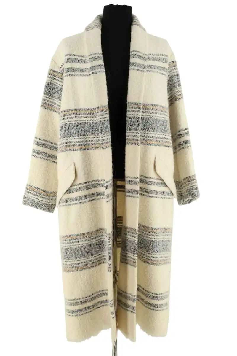 Manteau Isabel Marant Étoile Beige en Laine, taille XS - Seconde Main