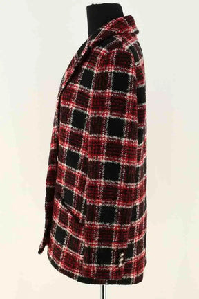 Manteau Maje Rouge en Laine