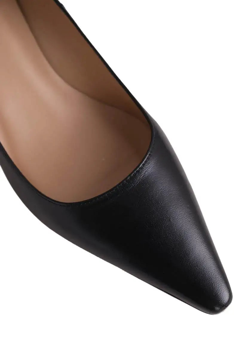 Talons LK Bennett Avalina Noir en Cuir