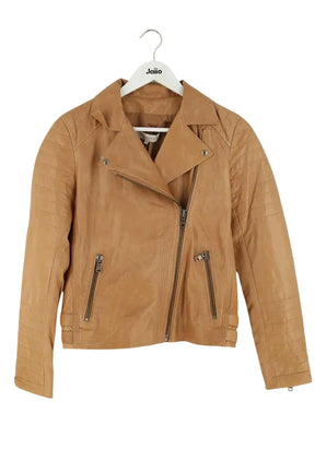 Veste Gerard Darel Beige en Cuir, taille S - Seconde Main
