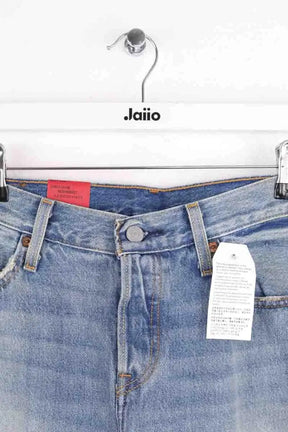 Jean droit Levi's 501 Bleu en Coton