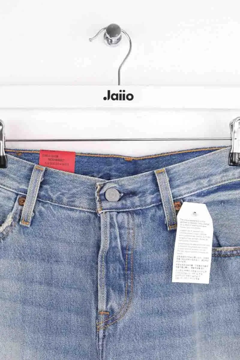 Jean droit Levi's 501 Bleu en Coton
