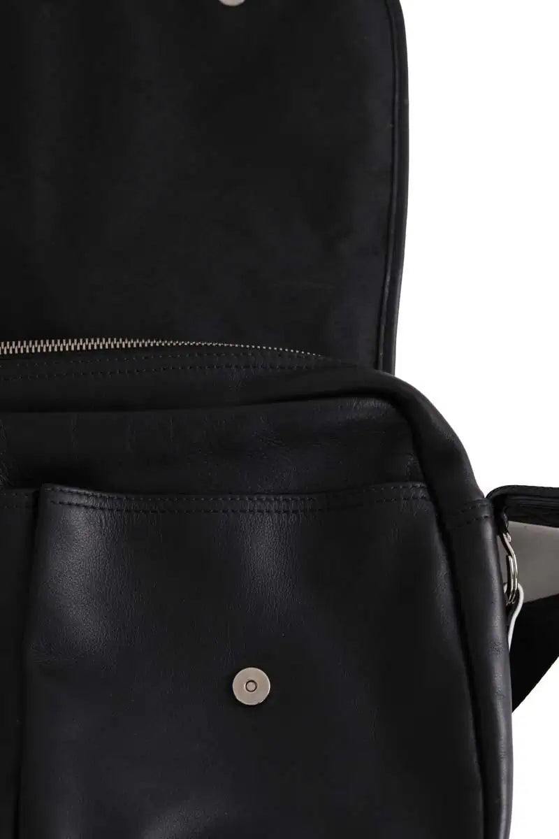 Cartable Longchamp Noir en Cuir