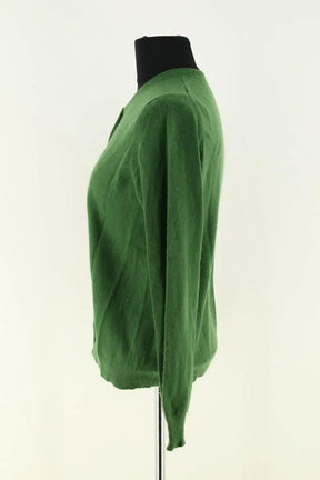 Cardigan Eric Bompard Vert en Cachemire