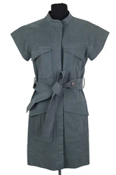Robe Valentine Gauthier Bleu en Coton, taille L - Seconde Main