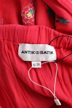 Pantalon Antik Batik Rouge en Viscose