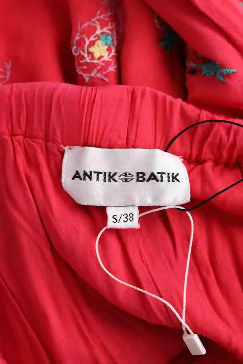 Pantalon Antik Batik Rouge en Viscose