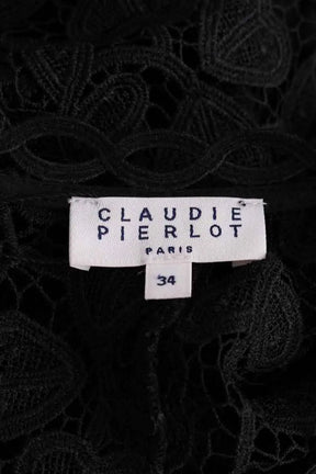 Robe Claudie Pierlot Noir en Synthétique