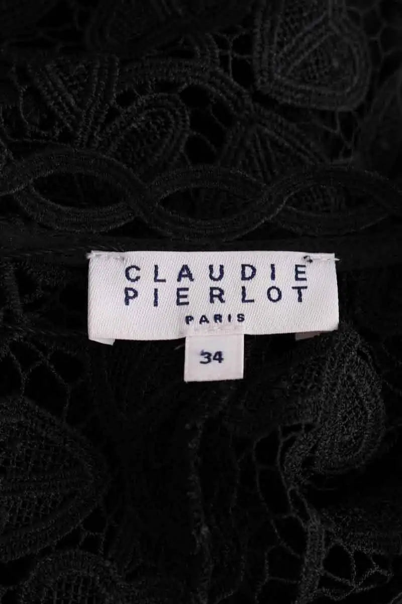 Robe Claudie Pierlot Noir en Synthétique
