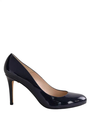 Talons LK Bennett Stila Marine en Cuir verni, taille 42 - Seconde Main