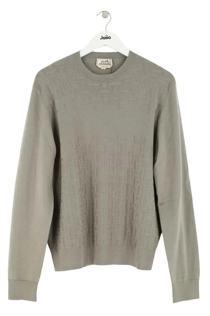 Pull Hermès Kaki en Cachemire, taille M - Seconde Main