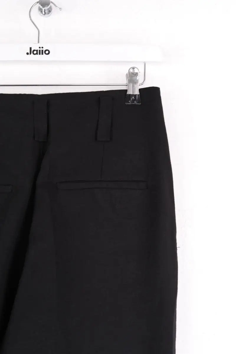Pantalon large Sandro Noir en Viscose