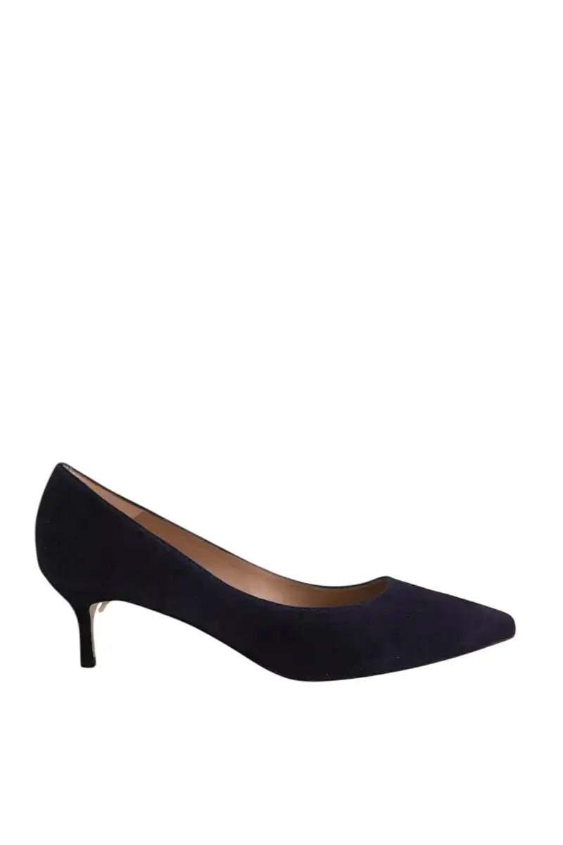 Talons LK Bennett Audrey Marine en Daim, taille 36 - Seconde Main