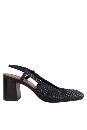 Talons Ba&Sh Marine en Cuir, taille 36 - Seconde Main