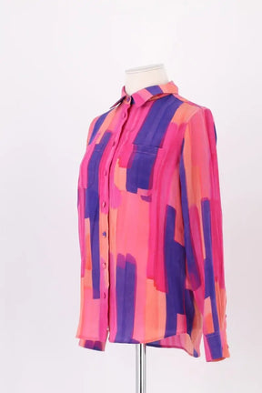 Chemise Soi Multicolore en Soie