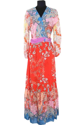 Robe Sandro Multicolore en Viscose, taille S - Seconde Main