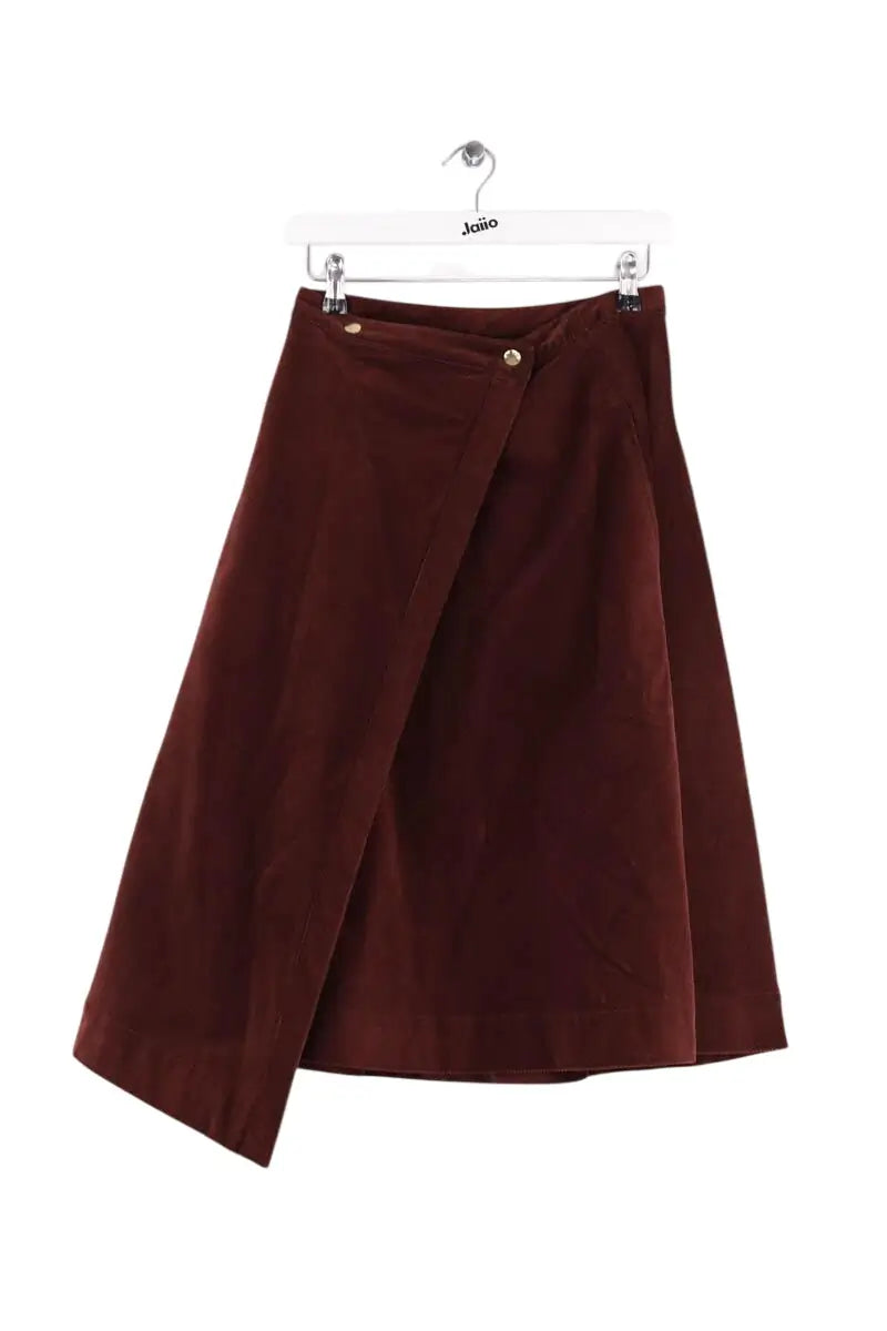 Jupe Acne Studios Bordeaux en Velours, taille S - Seconde Main