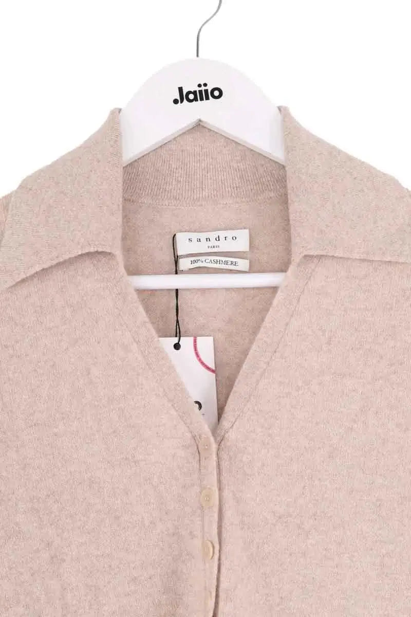 Combinaison Sandro Beige en Cachemire