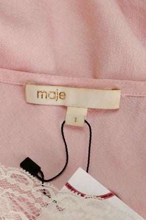 Top sans manche Maje Rose en Synthétique