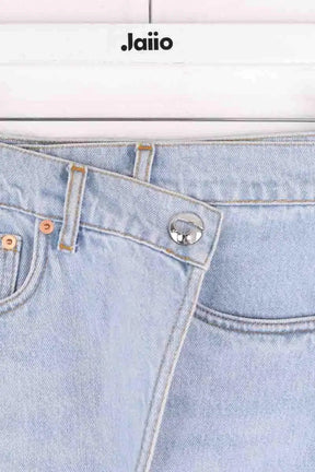 Mini jupe Coperni Bleu en Coton