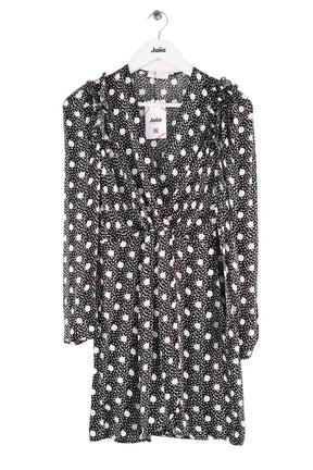 Robe Sandro Noir en Viscose, taille S - Seconde Main