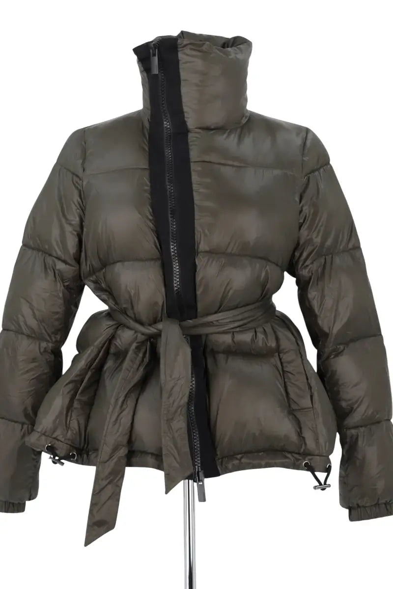 Doudoune Notshy Kaki en Synthétique, taille M - Seconde Main