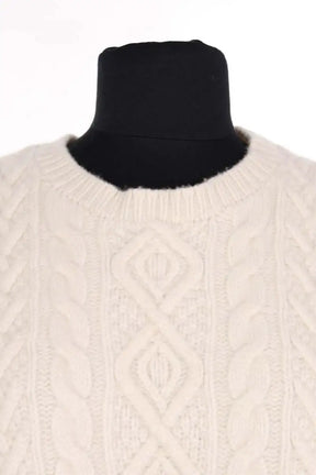 Pull Ralph Lauren Blanc en Laine