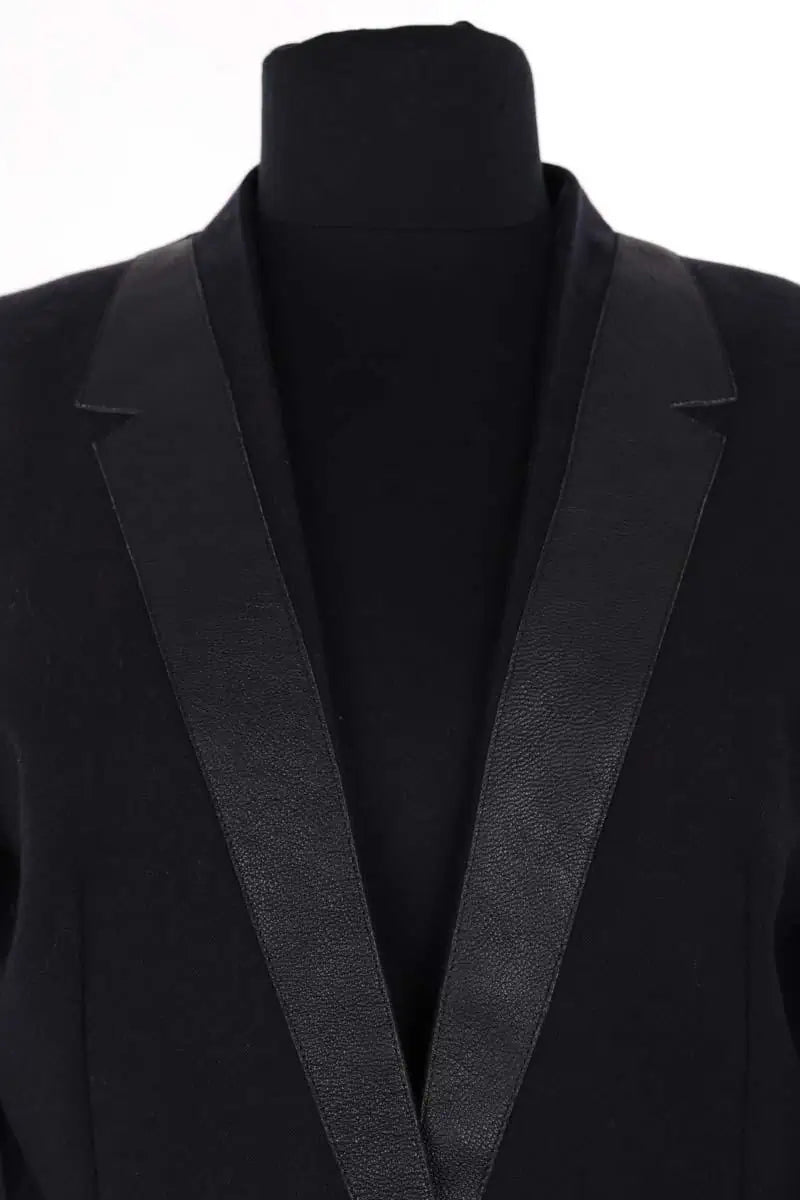 Blazer Maje Marine en Laine