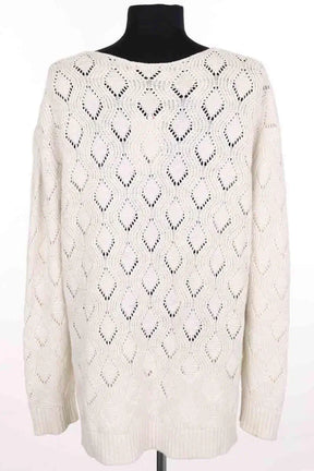 Pull Bonpoint Blanc en Laine