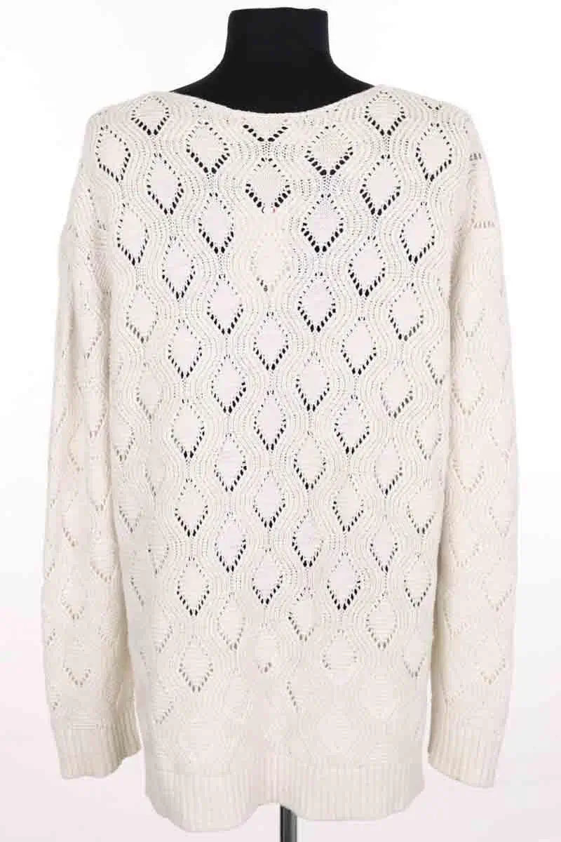 Pull Bonpoint Blanc en Laine