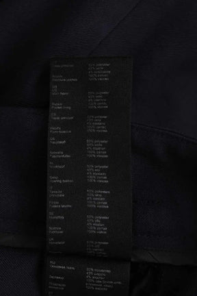 Pantalon droit Maje Marine en Synthétique