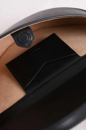 Sac porté épaule Alaïa Hip Small Noir en Cuir
