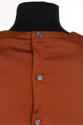 Blouse Soeur Fille Marron en Synthétique