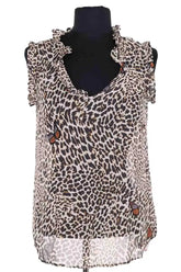 Top sans manche Liu Jo Beige en Synthétique, taille S - Seconde Main