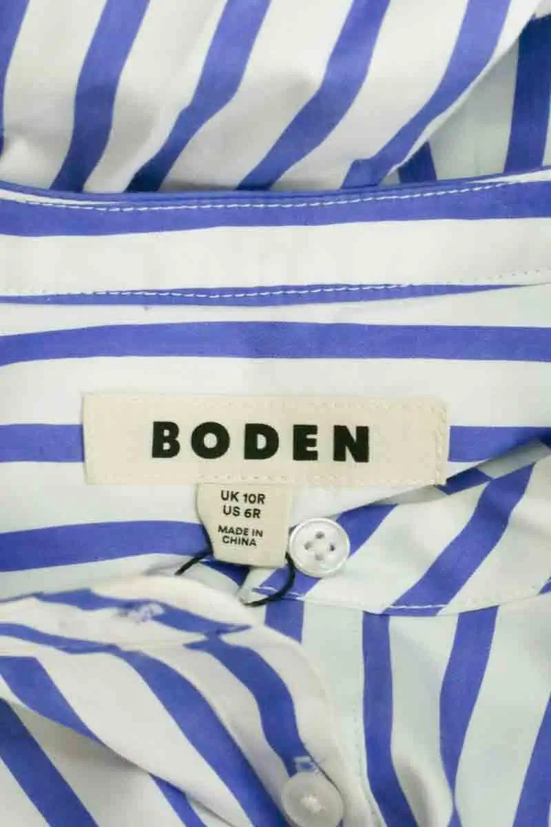 Robe Boden Bleu en Coton