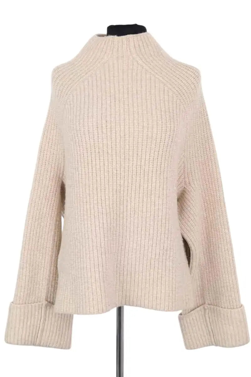 Pull Celine Ecru en Laine, taille S - Seconde Main