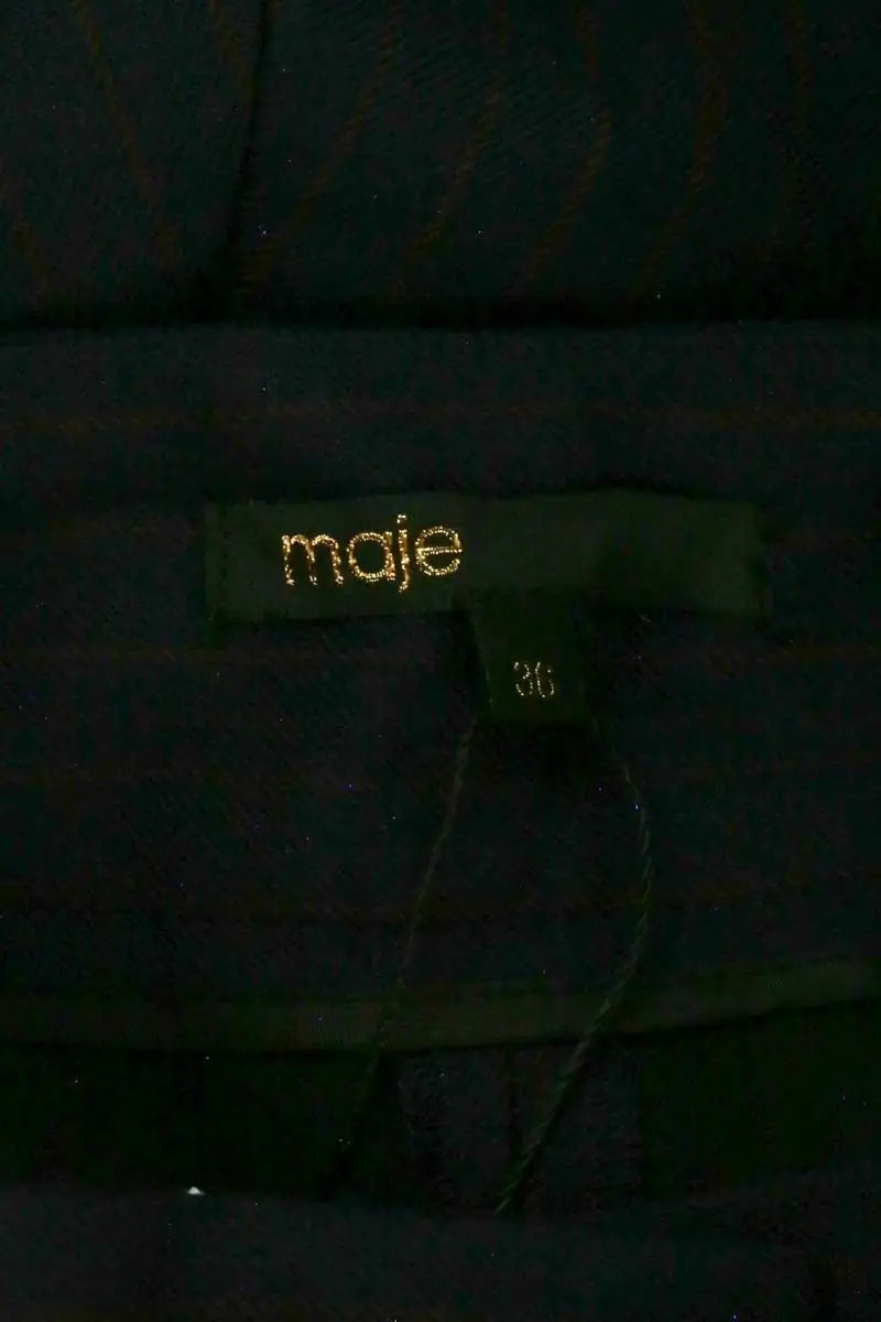 Mini short Maje Marine en Coton